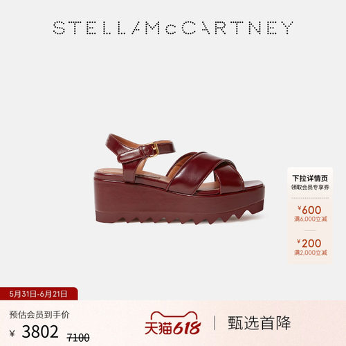 StellaMcCartney交叉凉鞋