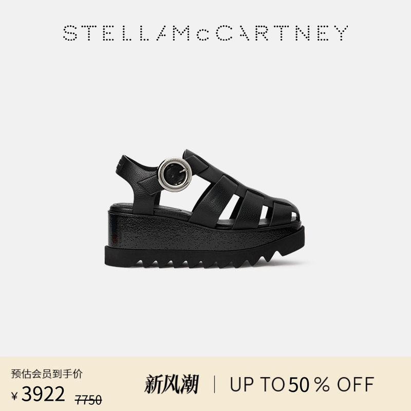 StellaMcCartneyT字笼式厚底鞋