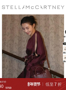 [低至7折]RYDER Stella McCartney秋季波尔多红色斜挎包