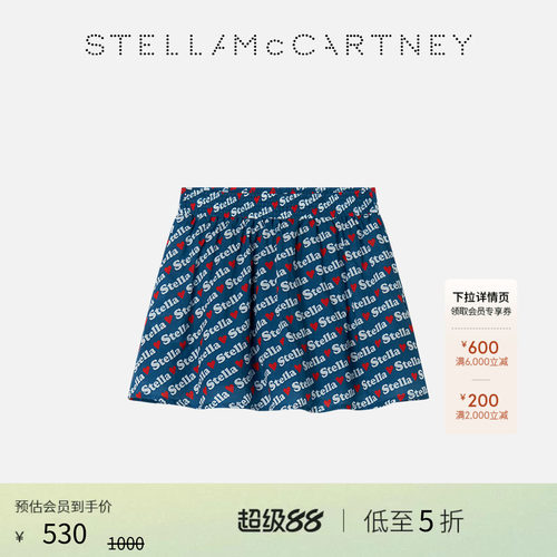 StellaMcCartney字母印花短裙