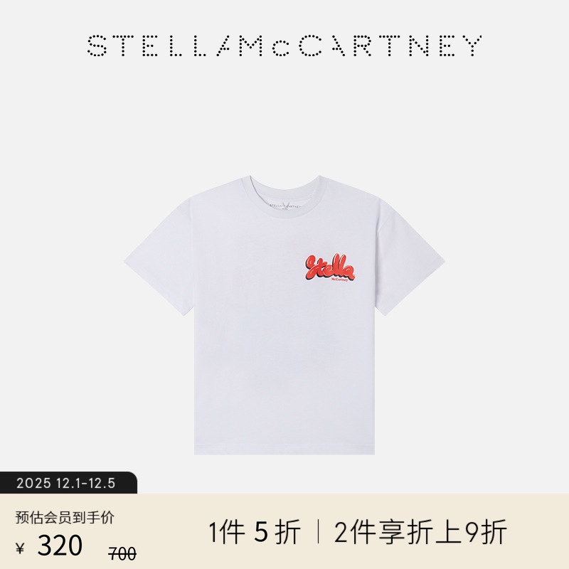 StellaMcCartney简约字母T恤