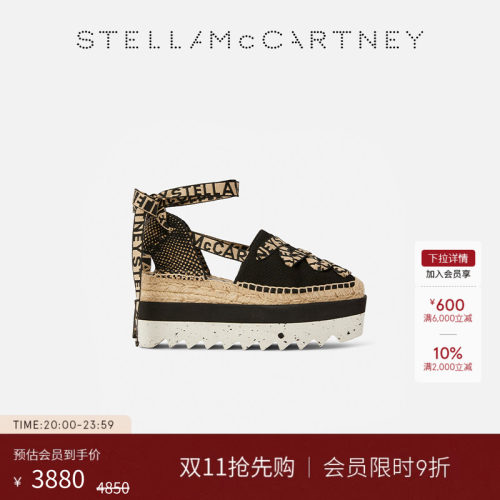 StellaMcCartney厚平底麻底鞋