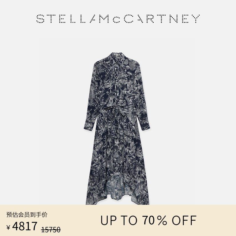 StellaMcCartney翻领衬衫裙