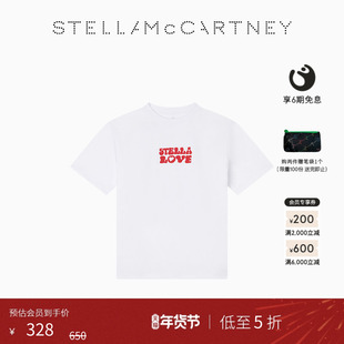 [低至5折]儿童Stella McCartney秋季白色白色字母T恤童装