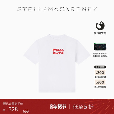 StellaMcCartney白色字母T恤