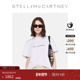 落肩设计印花徽标纯白T恤 McCartney春季 新年礼物 Stella