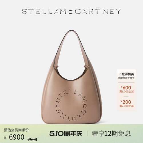 StellaMcCartney宽松单肩托特包