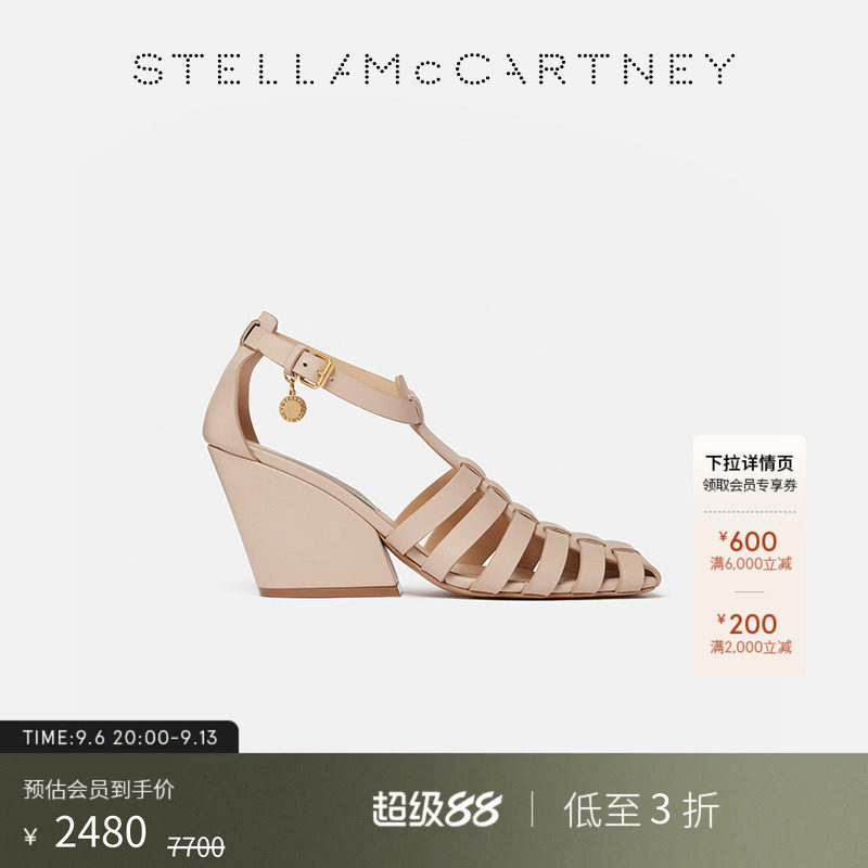 StellaMcCartney搭扣高跟凉鞋										