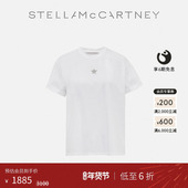 限时6折 Stella McCartney秋季 珍珠星星短袖 女士白色圆领T恤