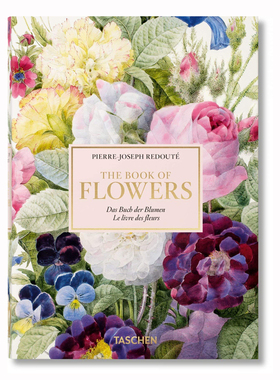 预售 英文原版 taschen画册 Taschen40周年纪念版系列：Redouté Book of Flowers 雷杜德花卉插画画册 水彩画中捕捉花卉的多样性