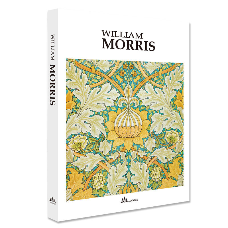 精装繁体中文版 William Morris 威廉·莫里斯画集 艺术美术世界名画画册作品集 莫里斯手绘插画素描手稿彩铅插画集书籍图片