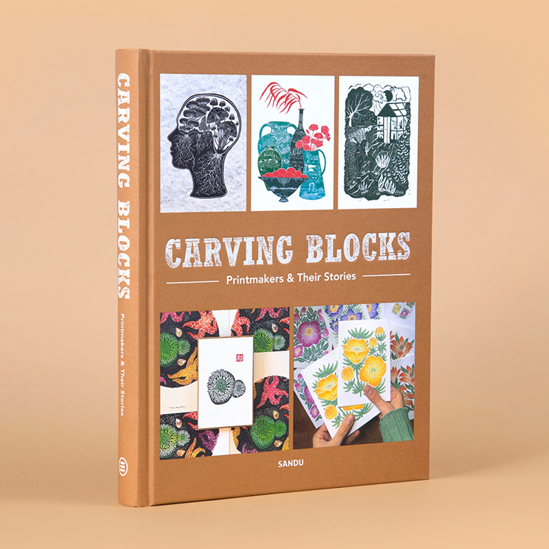 一版一世界：版画家和他们的故事 版画技法版画设计书 版画书籍 优秀版画家油毡木刻橡皮章版画作品集Carving Blocks: Printmakers