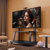 易之固移动电视支架适用海信TCL创维电视85寸通用万向轮落地支架