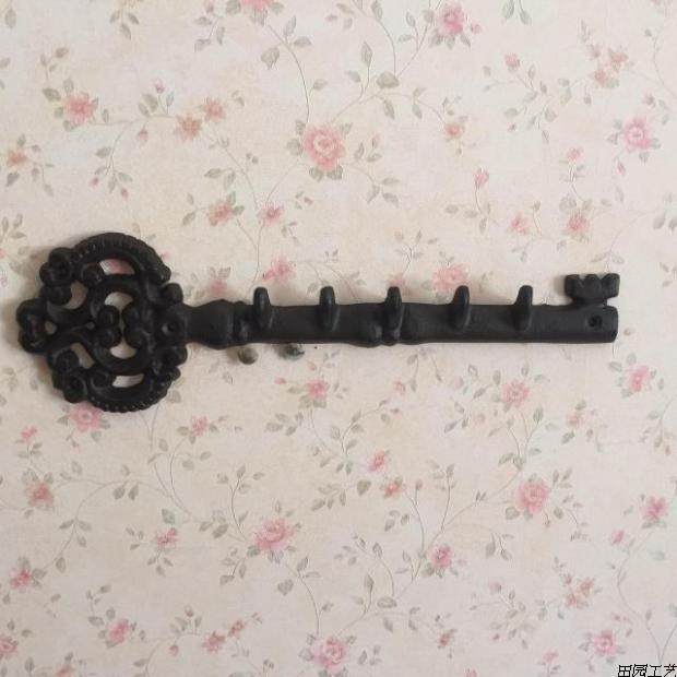 一个包邮大钥匙挂钩复古铸铁铁艺挂钩衣帽挂钩装饰挂钩墙面装饰|msdalam kategori Aksesori rumah, cangkuk hiasan - dari Buy2taobao.com untuk memberikan perkhidmatan ejen Taobao profesional membeli