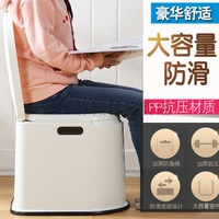 孕妇马桶简易坐便器移动上厕所坐便凳子老人坐便椅家用蹲厕改坐厕
