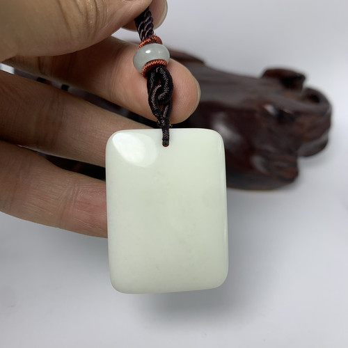 天然蓝田玉平安无事盘平平安安，吉祥如意男女标志挂件兵马俑同款