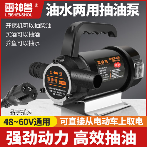 油水两用抽油泵抽水泵12V24V48V