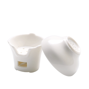 德化猪油白瓷茶漏 茶过滤网 公道杯 过滤器陶瓷茶具配件煤炉茶漏