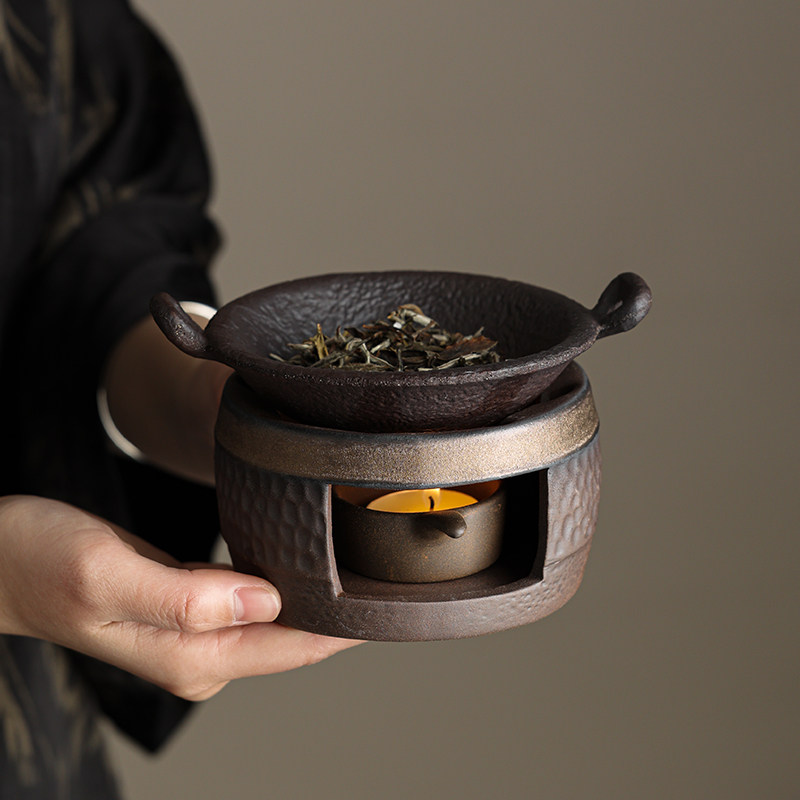 日式香薰炉烤茶炉套组蜡烛加热温茶炉烤茶叶提香烘焙茶瓦片扩香炉,家居饰品,香薰炉,淘宝优惠券,粉丝福利购,淘宝优惠卷