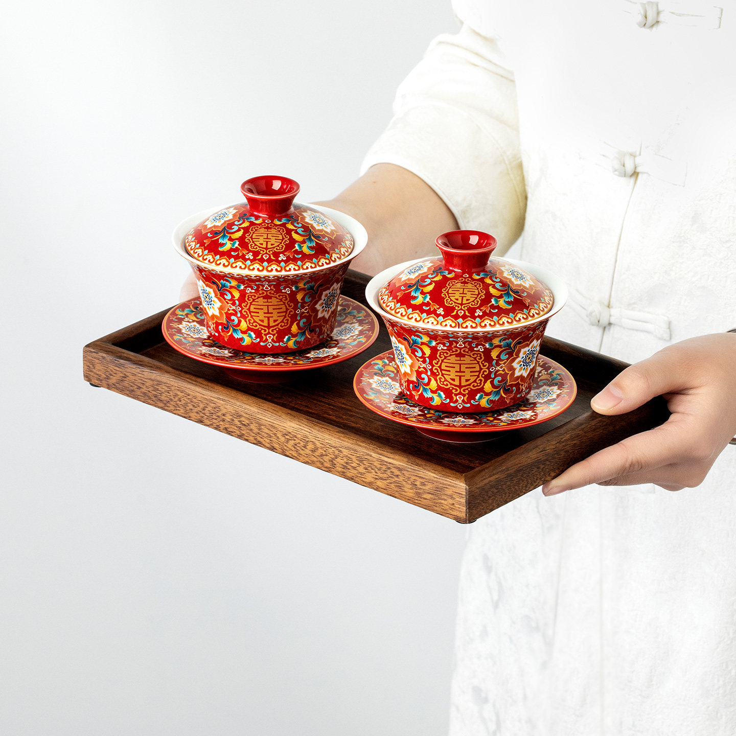 珐琅彩敬茶杯盖碗一对结婚礼物婚礼改口敬酒喜碗对碗套装新婚用品,节庆用品/礼品,喜碗/敬茶杯,淘宝优惠券,粉丝福利购,淘宝优惠卷