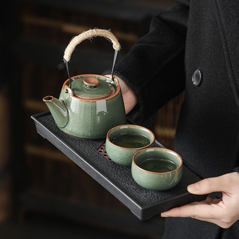 2025新款哥窑功夫茶具小套装