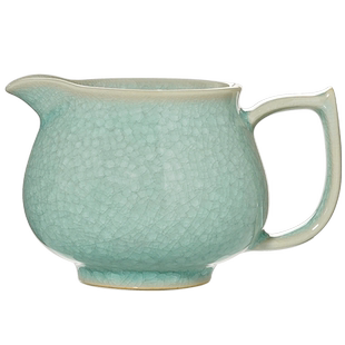 汝窑公道杯开片冰花公杯家用功夫茶陶瓷分茶器高档匀杯茶具配件