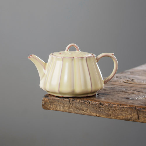 汝窑石瓢壶陶瓷茶壶泡茶家用