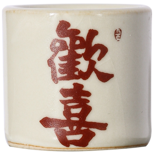 汝窑扳指盖置紫砂壶盖托盖碗茶功夫茶具配件陶瓷手写定制壶盖托垫