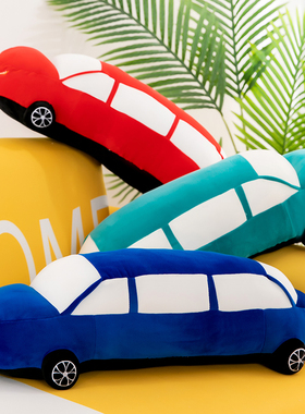 毛绒玩具小汽车公仔摆件仿真男生商务车布娃娃可爱抱枕儿童礼物女