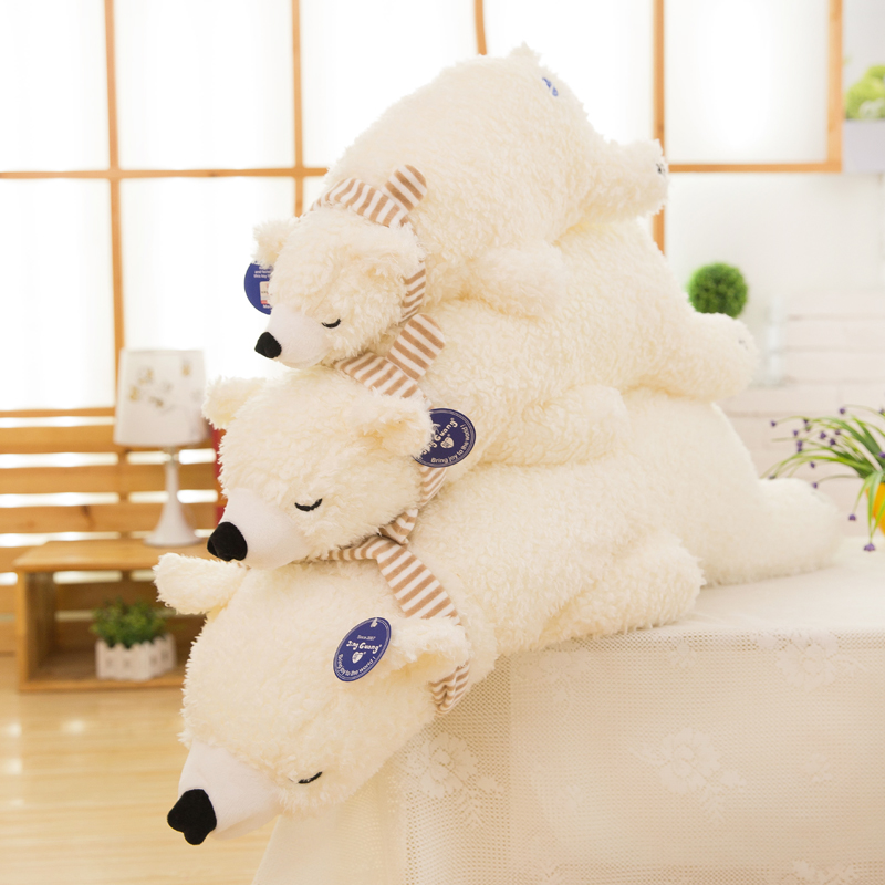 超柔软抱抱熊长条娃娃毛绒玩具