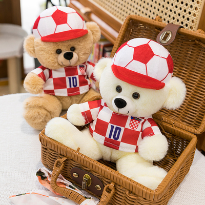 网红运动服篮球小熊泰迪娃娃玩偶