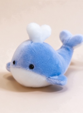 海洋生物可爱蓝鲸鱼毛绒