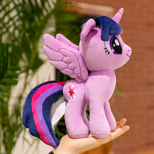 原型正版小马宝莉公仔毛绒玩具独角兽碧琪玩偶紫抱枕娃娃儿童女孩