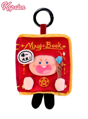 正版美炸了魔法书毛绒蓝牙耳机包
