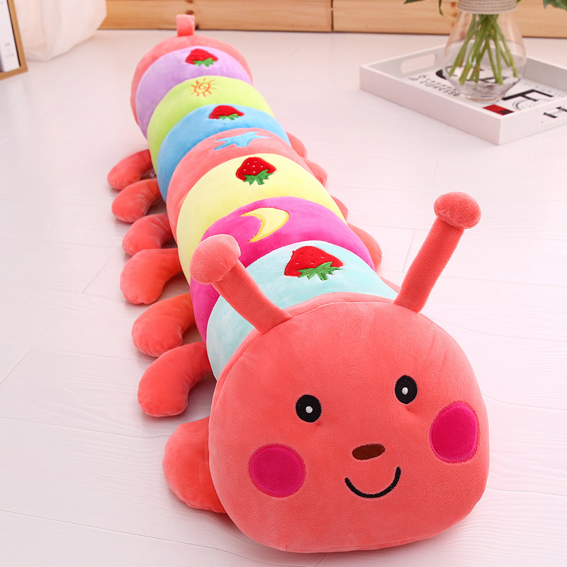 毛毛虫毛绒玩具公仔睡觉夹腿抱枕长条枕头可爱儿童玩偶女孩布娃娃,玩具/童车/益智/积木/模型,毛绒/玩偶/公仔/布艺类玩具,淘宝优惠券,粉丝福利购,淘宝优惠卷