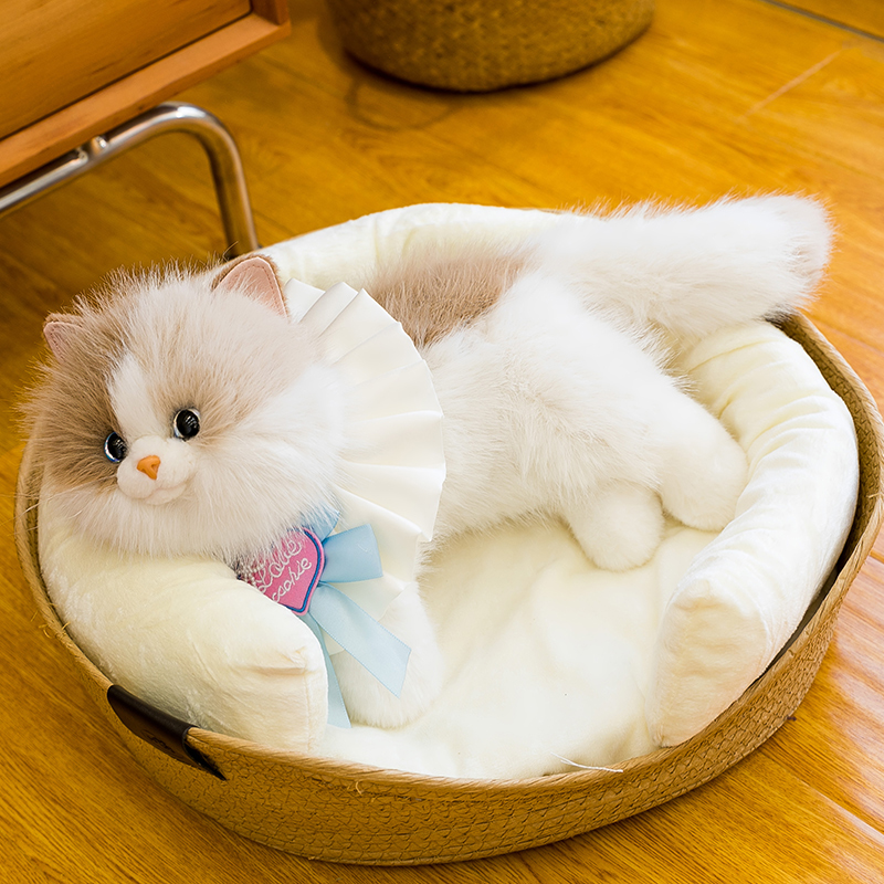 高级仿真猫咪毛绒玩具布偶