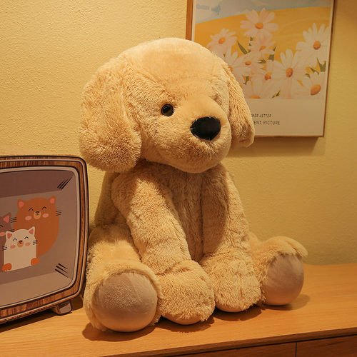 金毛狗公仔动物派对可爱毛绒玩具