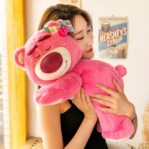 迪士尼公仔PP棉正版草莓熊