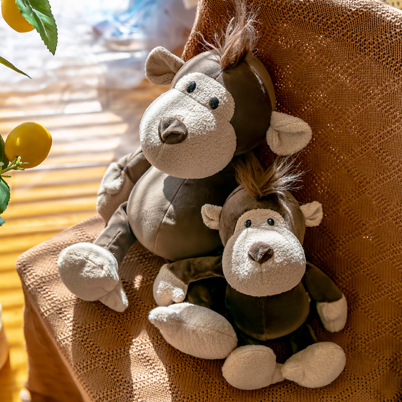 可爱猩猩猴子丛林小动物公仔