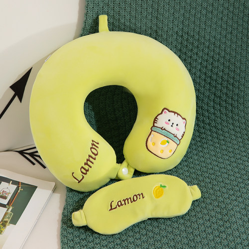 u型枕护颈午睡颈椎记忆棉枕脖枕