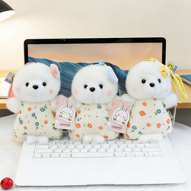 正版花布海豹豆袋挂件毛绒玩具解压神器网红卓伴手捏小玩意儿布偶,玩具/童车/益智/积木/模型,毛绒/玩偶/公仔/布艺类玩具,淘宝优惠券,粉丝福利购,淘宝优惠卷