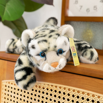 仿真花纹雪豹韩国ins可爱小老虎