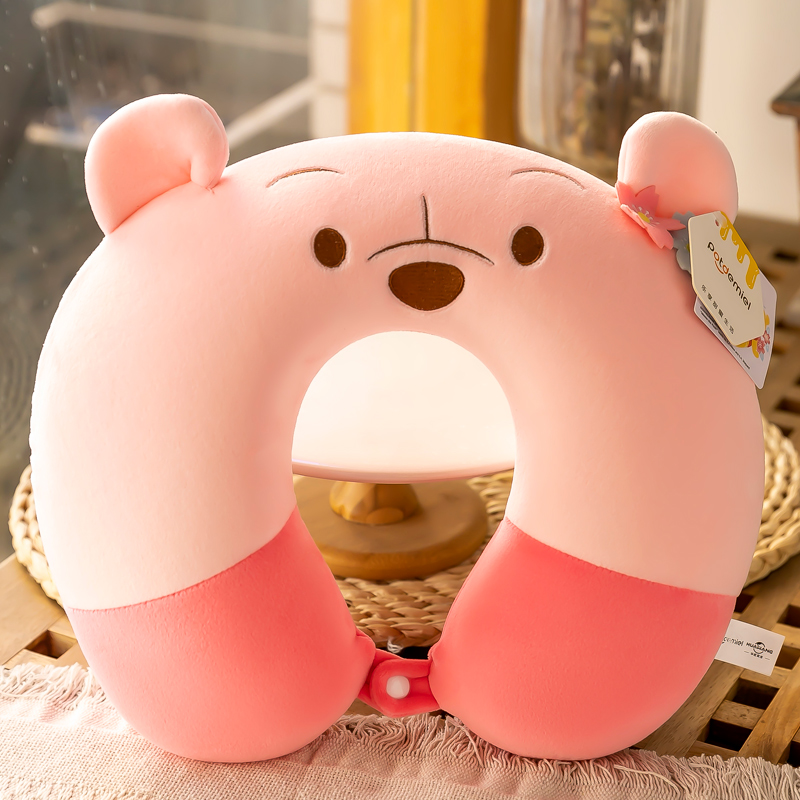 迪士尼正版卡通u型枕头可爱