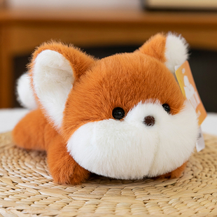 网红可爱小狐狸手腕垫毛绒玩具儿童睡觉小熊猫抱枕活动礼品车载女