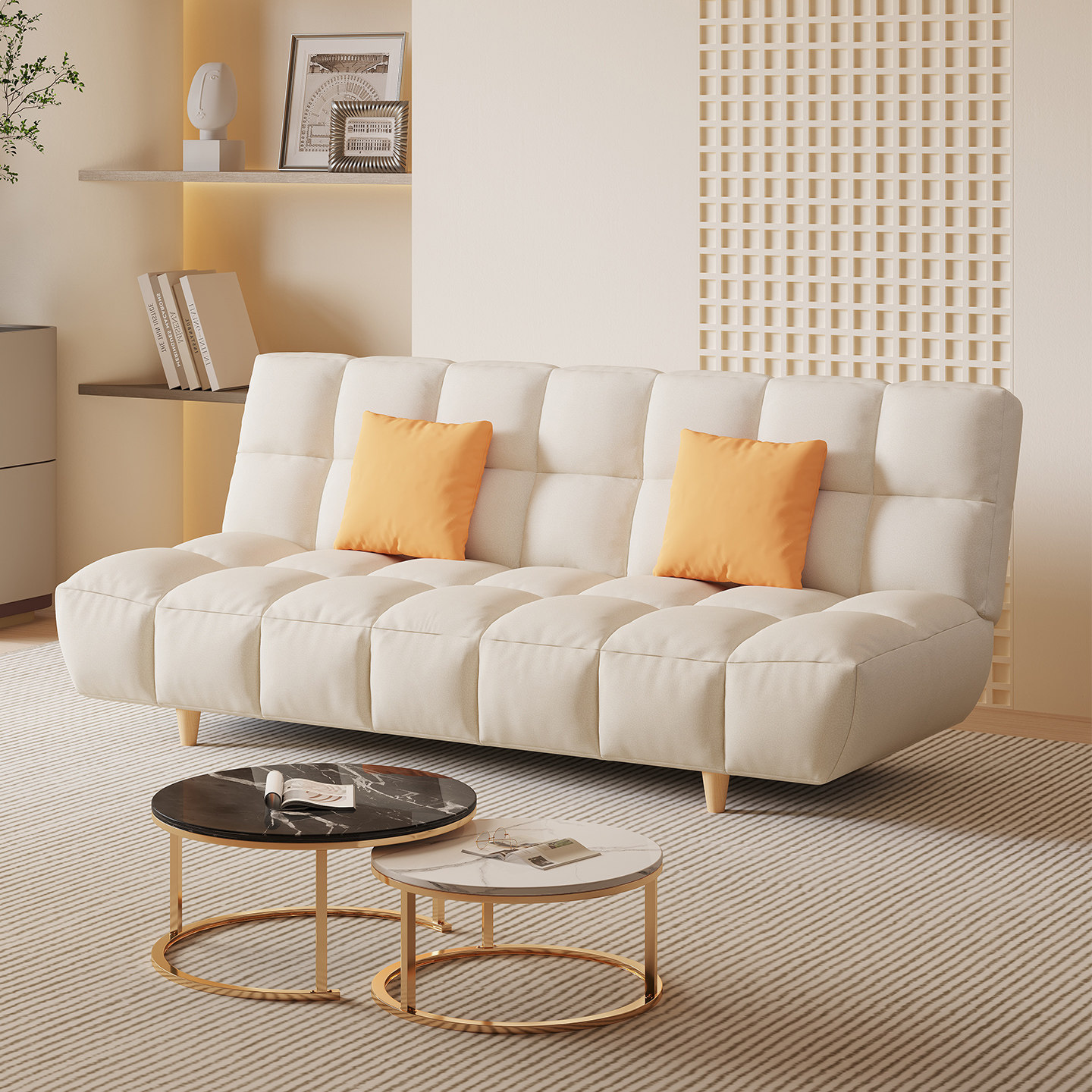 沙发床两用客厅2026新款简约现代小户型出租房多功能折叠布艺沙发