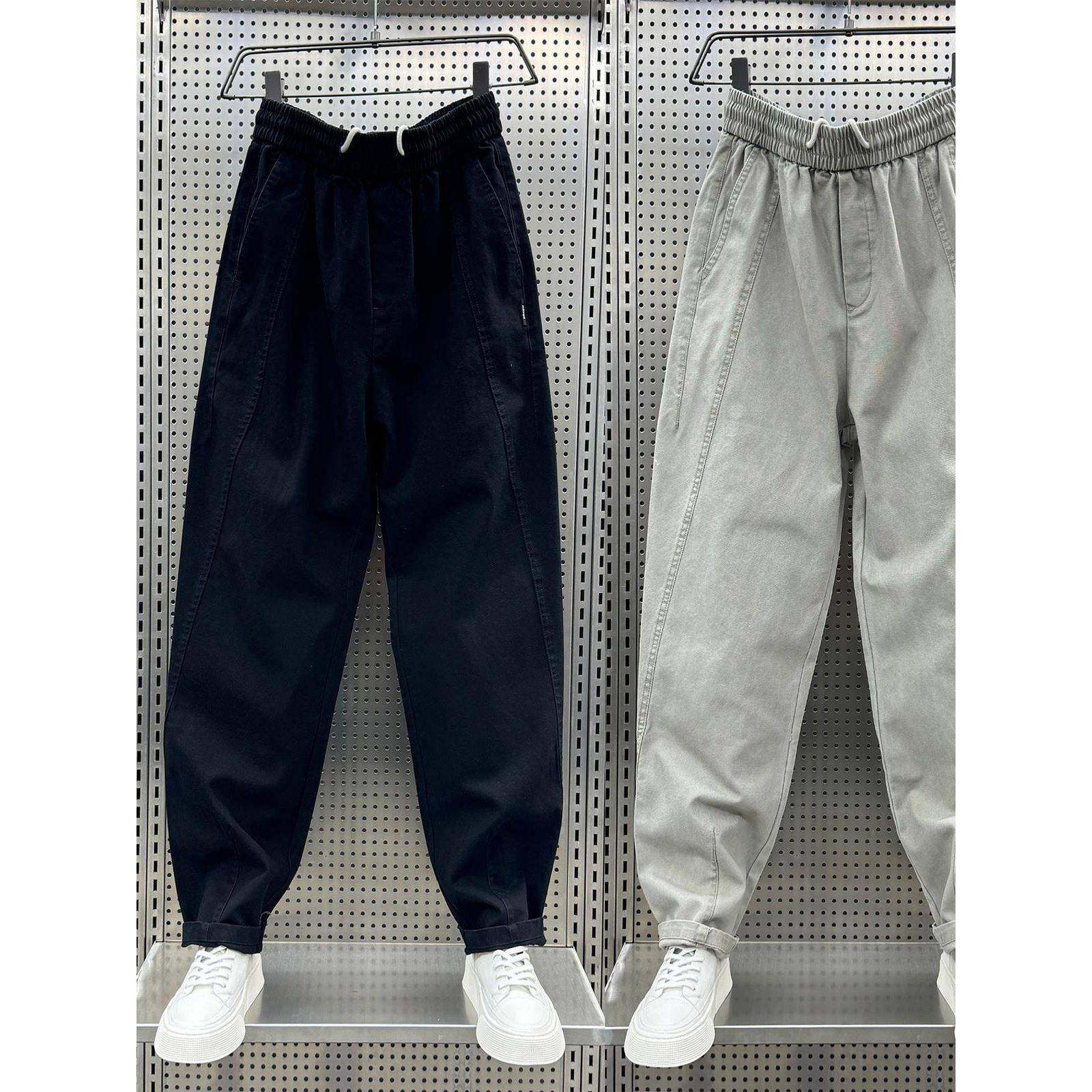 Mostarsea~秋冬拼接工装哈伦裤男宽松百搭痞帅休闲裤弯刀直筒裤潮,男装,大码下装,淘宝优惠券,粉丝福利购,淘宝优惠卷