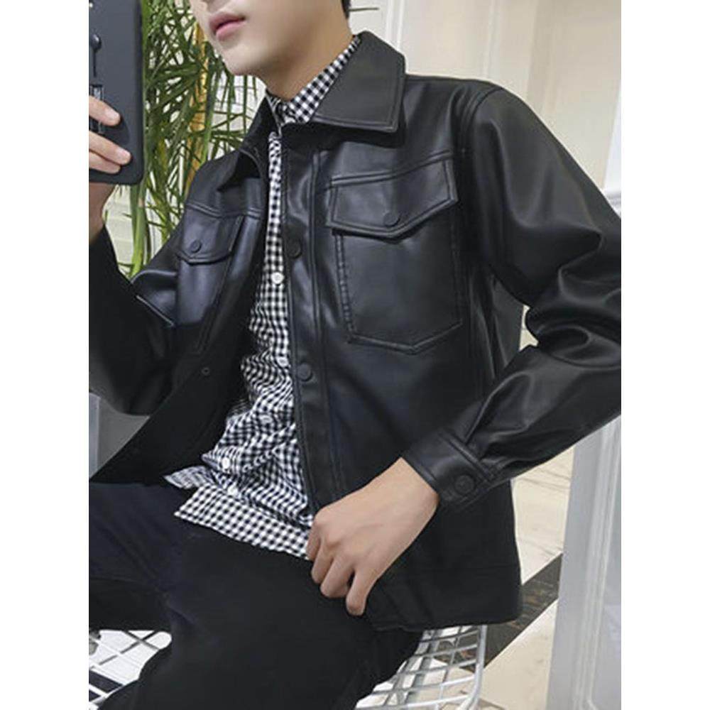 香港真皮皮衣外套男高级感痞帅冬季加绒加厚流行秋冬休闲皮夹克潮