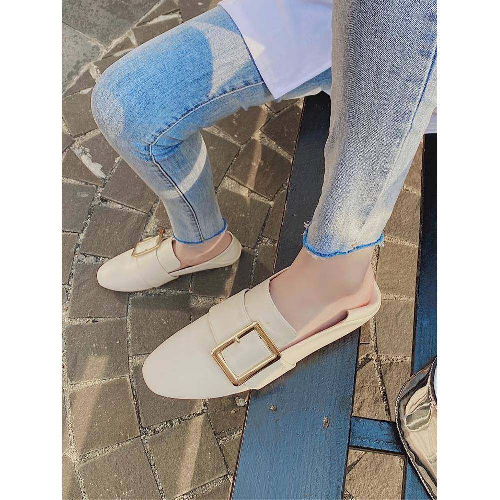 香港休闲容易匹配的豆豆鞋女士真皮乐福鞋2025春季新款平底鞋覆古,女鞋,乐福鞋（豆豆鞋）,淘宝优惠券,粉丝福利购,淘宝优惠卷