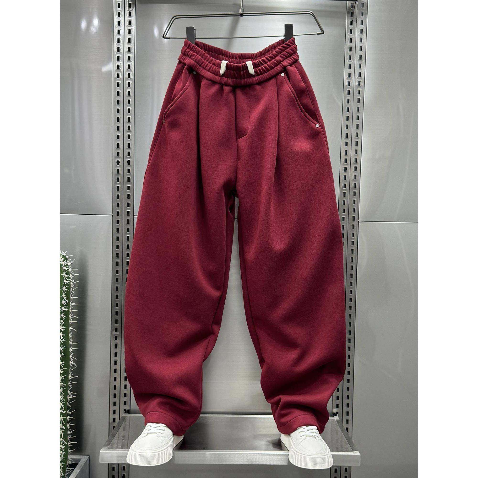 Mostarsea~秋冬重磅弯刀休闲裤男士时尚百搭运动裤高街直筒哈伦裤,男装,大码下装,淘宝优惠券,粉丝福利购,淘宝优惠卷