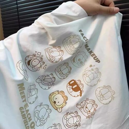 美式重磅纯棉短袖t恤男女夏季